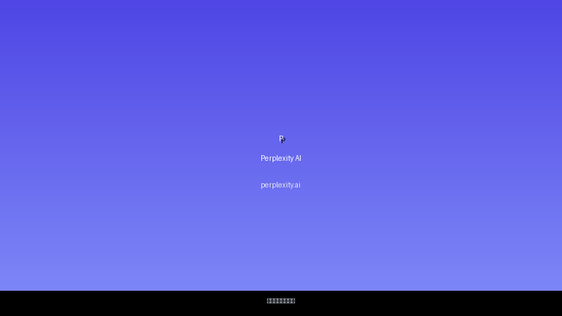 Perplexity AI 界面截图